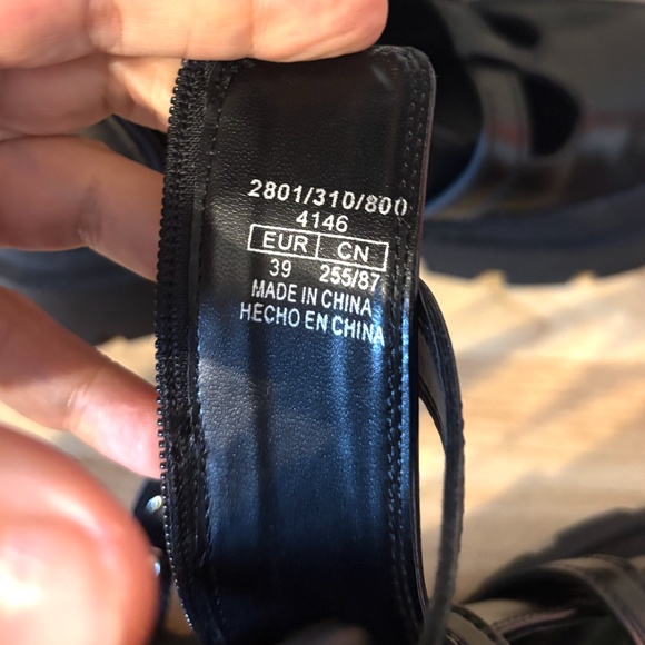 Zara Black Combat Moto Boots - Picture 12 of 12